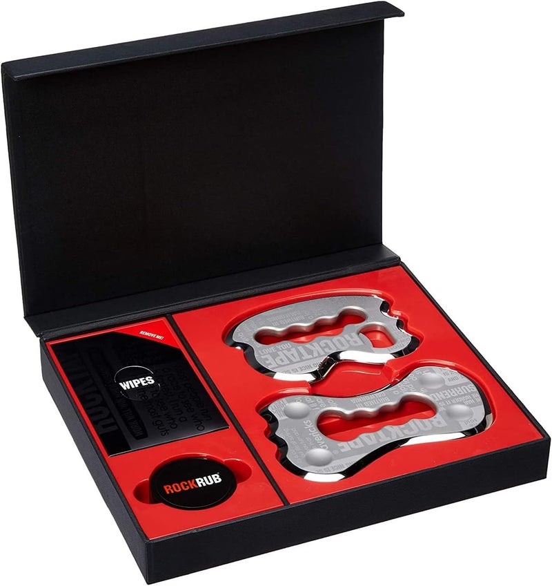 مجموعة أدوات العلاج الطبيعي RockTape RockBlades IASTM، لتحريك الأنسجة الرخوة، 100% من الفولاذ المقاوم للصدأ، مقبض متعدد الاستخدامات سهل، أسطح علاجية متعددة، للاستخدام في العيادات الطبية