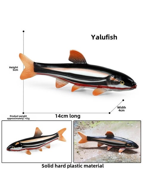 Realistic Animal Plant Simulation Models Toys-Color:M-1804 Jaro Fish