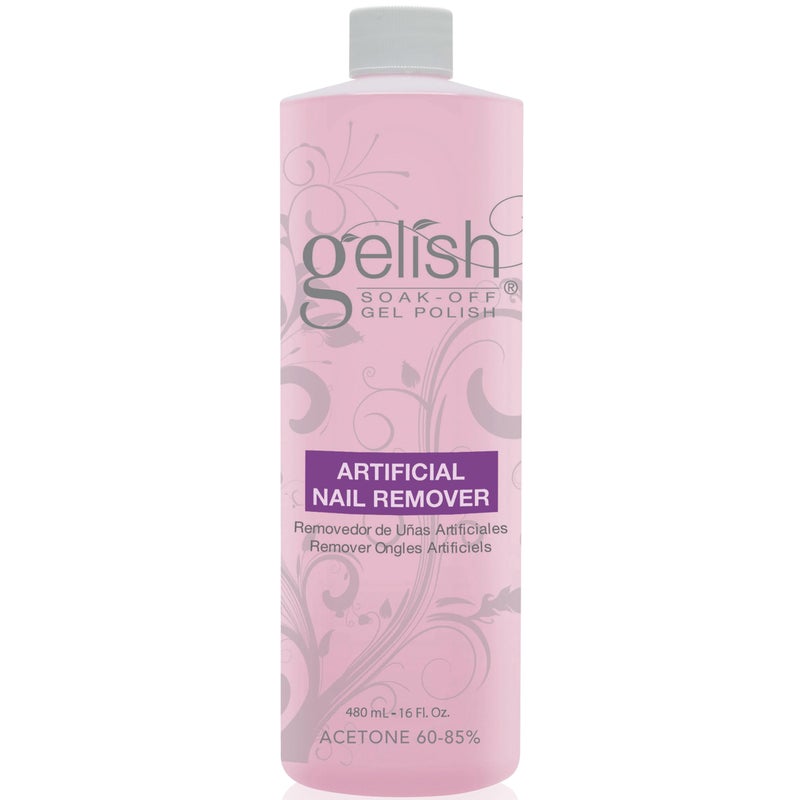 Gelish Artificial Nail Remover â€“ Soak-Off Polish Remover for Fast, Gentle Removal, Prevents Drying, and Maintains Healthy Nails. Ideal for Professional and At-Home Use (16 oz) - Image 1