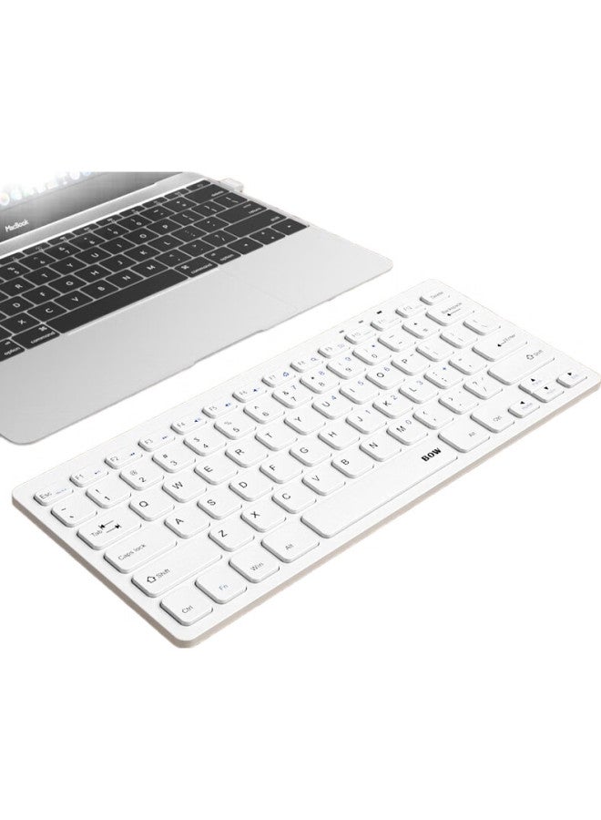 B.O.W Hangshi (Bow) Hw098 Keyboard And Mouse Set, Wireless Keyboard And Mouse Set, Office Keyboard And Mouse Set, Ultra-Thin Portable Mouse And Keyboard, Chocolate Buttons, Black - Image 3