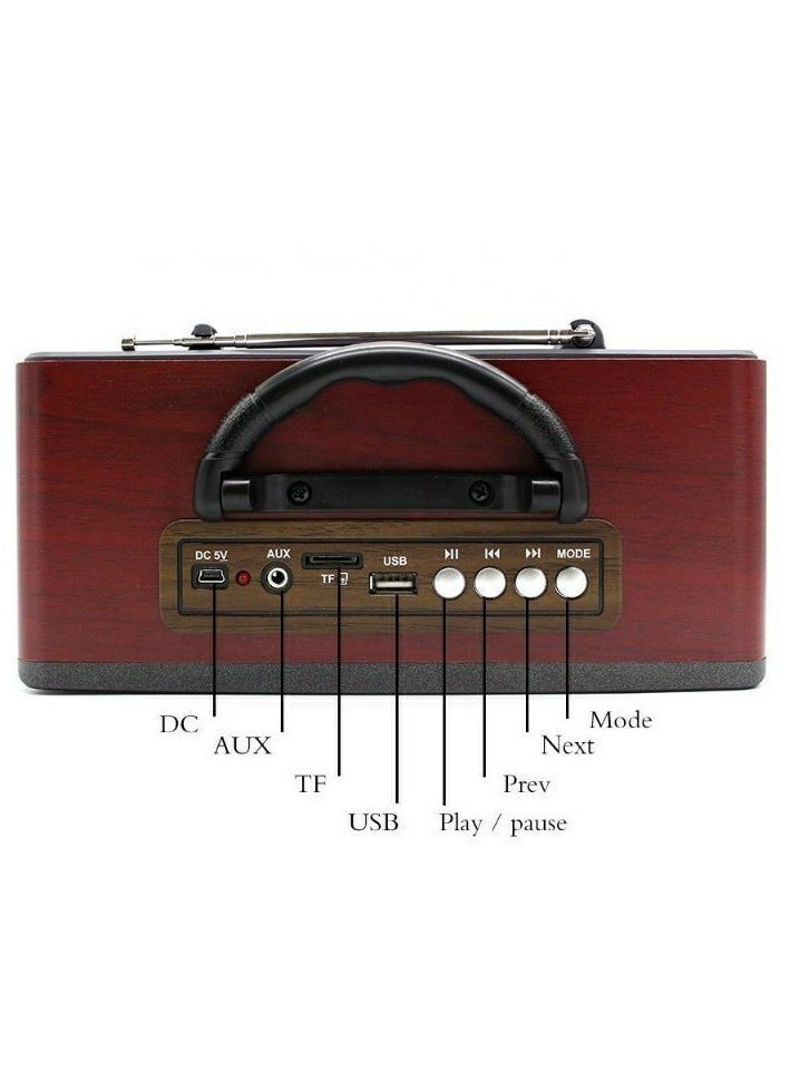 Meier - Meier Bluetooth Radio Speaker M-112BT M-111BT Radio with MP3 Player and Bluetooth FM / AM / SW3, USB, SD / TF Remote con - Image 1