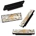 LORVIES 4 Pack 36 Ocean Decorative Cabinet Knob ABS Glass Rectangle Double Holes Dresser Drawer Door Handles Pulls for Home Kitchen Bedroom Sea Shell Starfish - Image 2