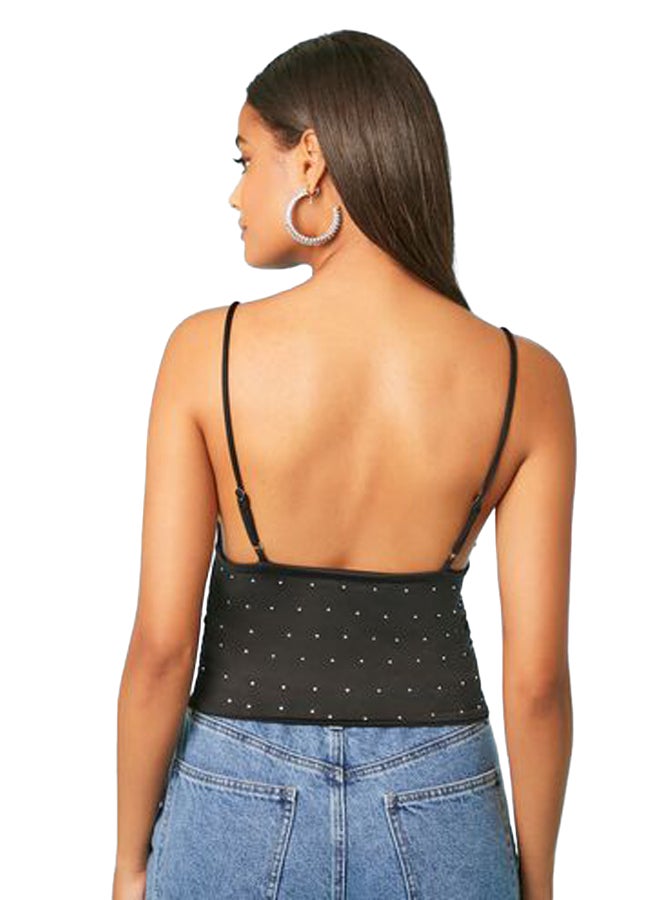 FOREVER 21 Rhinestone Cropped Cami - Image 4