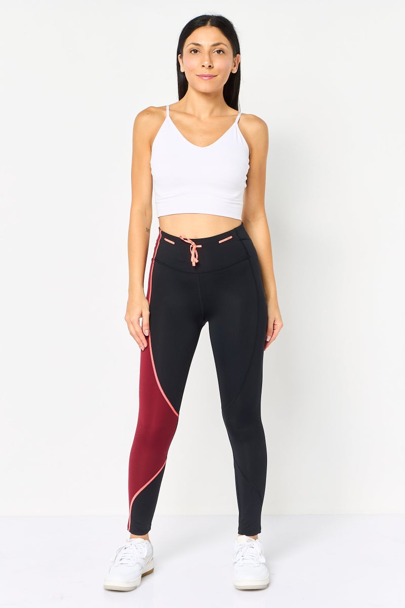 UNDER ARMOUR Women Sportswear Fit Pull On Training Leggings, Black - Image 2