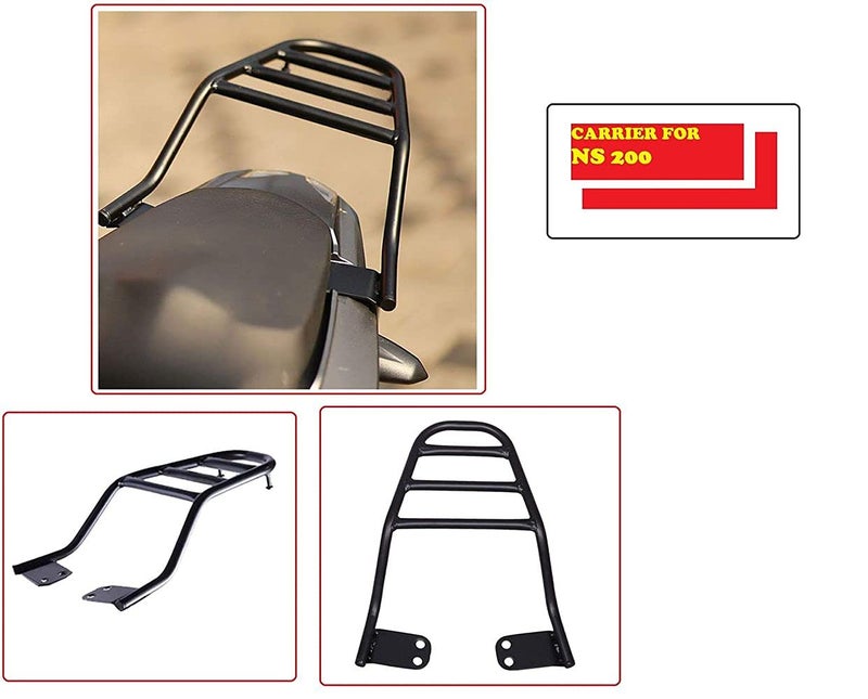 AOWBikes Luggage Carrier for Bajaj Pulsar NS 200 (Black) - Image 3