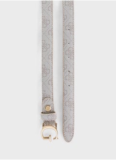 GUESS Logo Detailed None Allocated Hole  Belt  - Image 2