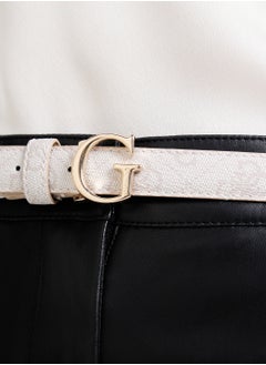 GUESS Logo Detailed None Allocated Hole  Belt  - Image 4