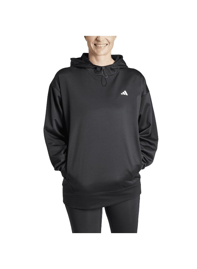 Adidas adidas W Gg Hd Swt Black Training Sweatshirts 2XS - Image 4