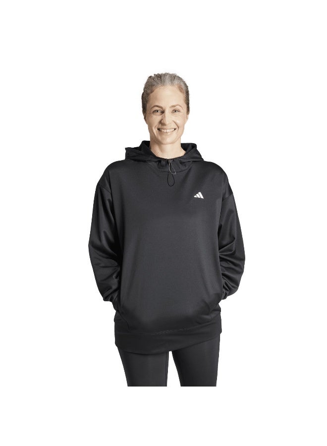 Adidas adidas W Gg Hd Swt Black Training Sweatshirts 2XS - Image 3