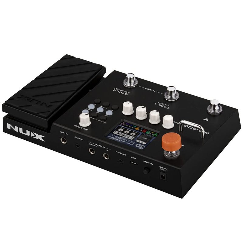 NUX MG-400 Multi Effects Pedal, Amp Modeling, 512 samples IR, 10 Independent Moveable Signal Blocks - Image 2