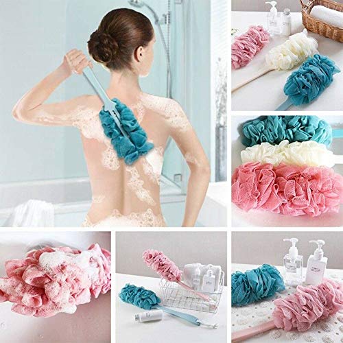 Not Available BlueFinger Body Cleansing Bath Sponge Loofah with Handle for Women and Men Beauty (Random Color) - Image 2
