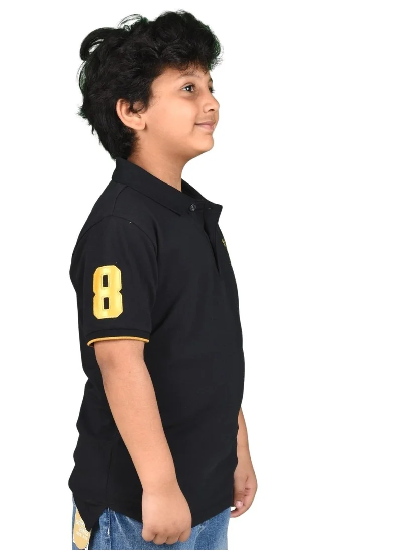 GIORDANO Junior Napoleon Polo - Signature Black
