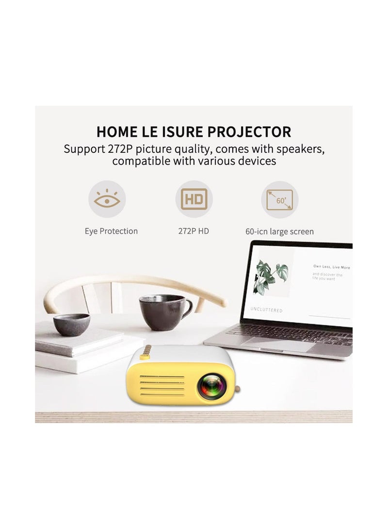 YG200 LED Projector with 800 Lumens and 1080P Support Portable Home Media Player with HDMI and USB  - Image 4