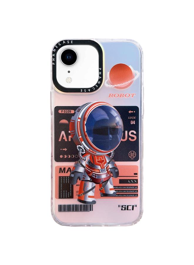 S-TOP Case For iPhone XR Mechanical Astronaut Pattern TPU Phone Case - Image 1
