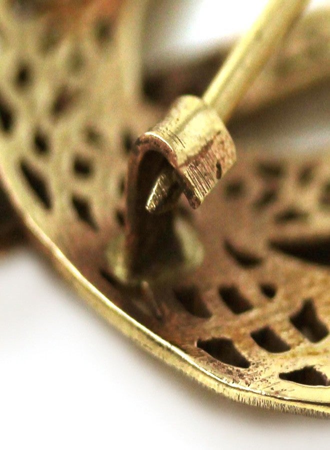 LynnAround Bronze Filigree Celtic Knot Irish Tara Pin and Brooches Vintage Norse Jewelry Thailand Made (2 in 1 Brooch & Pendant V.2) - Image 3