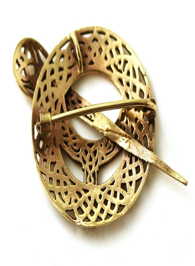LynnAround Bronze Filigree Celtic Knot Irish Tara Pin and Brooches Vintage Norse Jewelry Thailand Made (2 in 1 Brooch & Pendant V.2) - Image 2