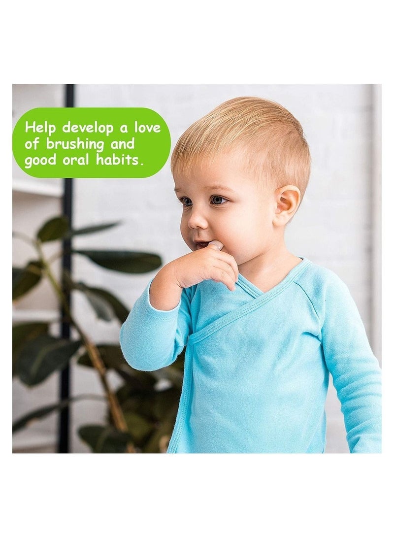 واي آند دي 6 Sets Baby Finger Toothbrush, Baby's Toothbrush Made of Soft, Oral Cleaning Massager, Train Your Child Healthy Habits, A Beautiful Box for Keeping it Away From Germs - Image 5