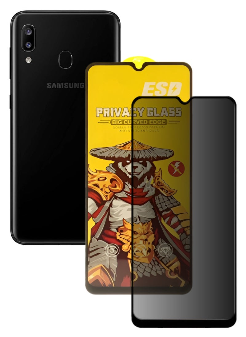 ESD Tempered Dustproof Privacy Glass Screen Protector Compatible For Samsung Galaxy M10s - Image 1