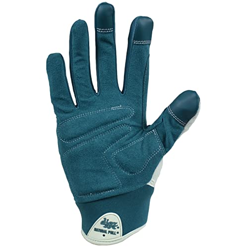 DIGZ High Performance Garden Gloves for Women, Thorn Proof Gardening Gloves, Touchscreen Compatible, Reinforced Palm & Knuckle Padding for Protection, Medium, 1-Pack, Coral Floral Pattern | 77861-23 - Image 4