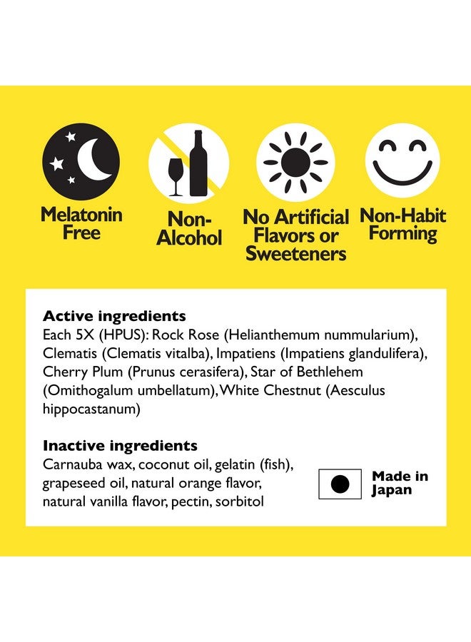RESCUE Bach RESCUE SLEEP Liquid Melts, Natural Orange Vanilla Flavor, Sleep & Stress Relief Aid, Homeopathic Flower Essence, Free of Melatonin, Gluten & Sugar, Non-alcohol, Non-Narcotic, 6 Packs, 28 Ct Each - Image 3