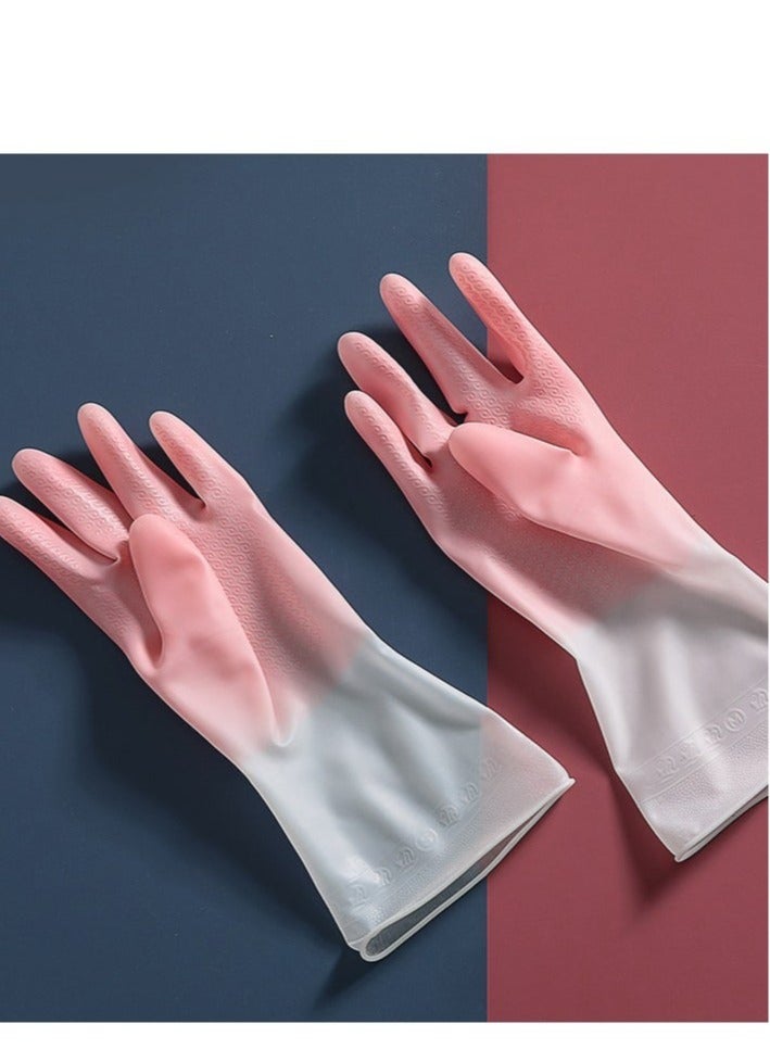 Multifunctional Kitchen Dishes Cleaning Waterproof Long Sleeved Skin Care Gloves - Image 5