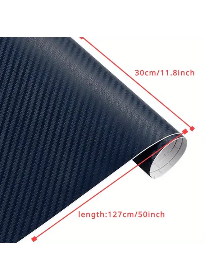 3D Carbon Fiber Decals Golden 30cmx127cm Car Interior Styling Motorcycle Laptop Decorative Film - Image 2