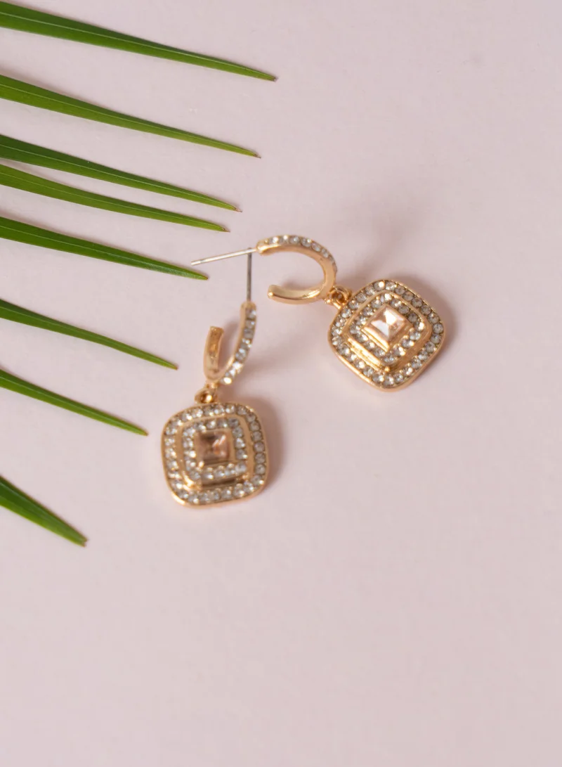 AMICA Embellished Drop Earrings