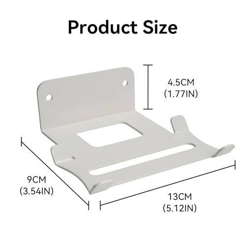 shinar Metal Wall Mount Compatible with Bose SoundLink Flex and SoundLink Flex2nd Gen Bracket Accessory Stand Compatible with Soundlink Flex Integrated Cable Management White White - Image 3
