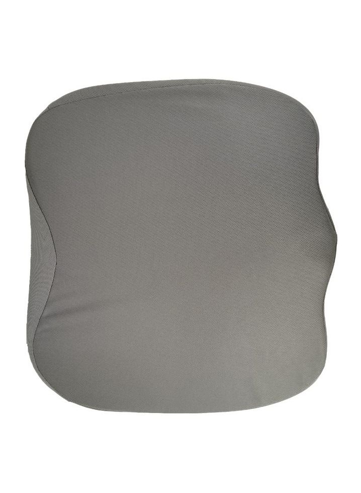 3 اكس ار وسادة مقعد من الإسفنج المغطى بالذاكرة ، وسادة مقعد لكرسي السيارة والمكتب المنزلي ، قطعة واحدة باللون الرمادي - Image 2