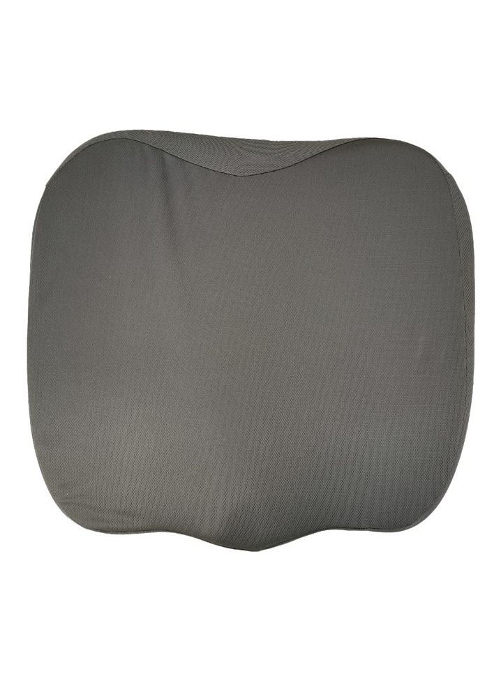 3 اكس ار وسادة مقعد من الإسفنج المغطى بالذاكرة ، وسادة مقعد لكرسي السيارة والمكتب المنزلي ، قطعة واحدة باللون الرمادي - Image 3