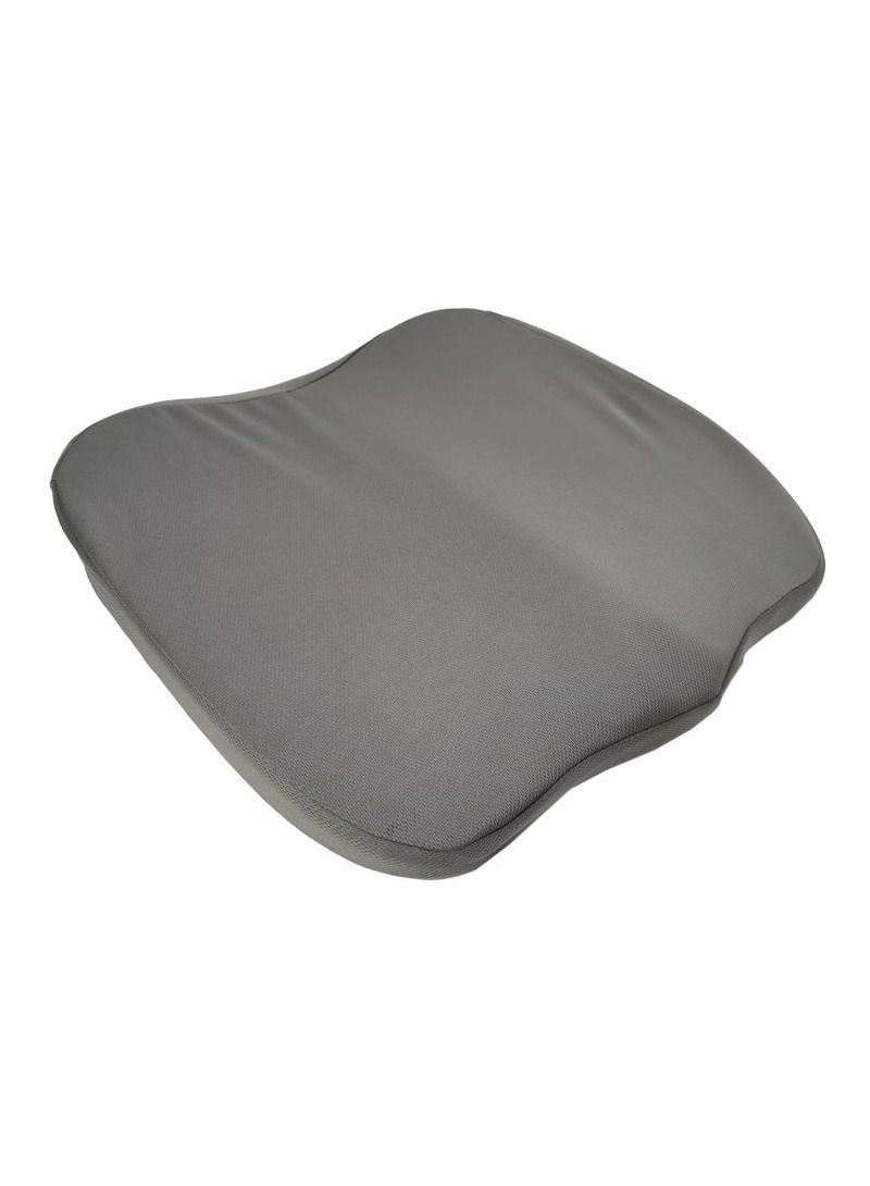 3 اكس ار وسادة مقعد من الإسفنج المغطى بالذاكرة ، وسادة مقعد لكرسي السيارة والمكتب المنزلي ، قطعة واحدة باللون الرمادي - Image 4