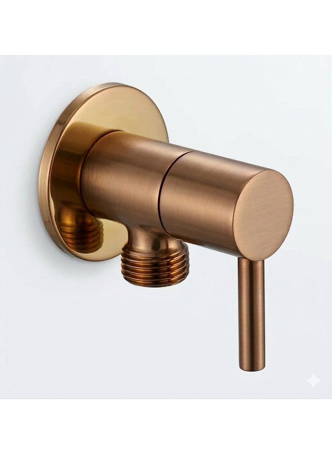 Joy Angle Valve Round 1/2" x 1/2" – Coffee Gold