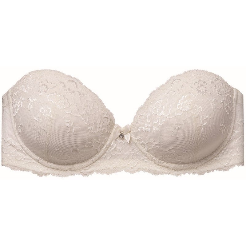 Magic Form 2060 Liquid Filled Full Support Strapless Lace Bra (With Detachable Straps) 