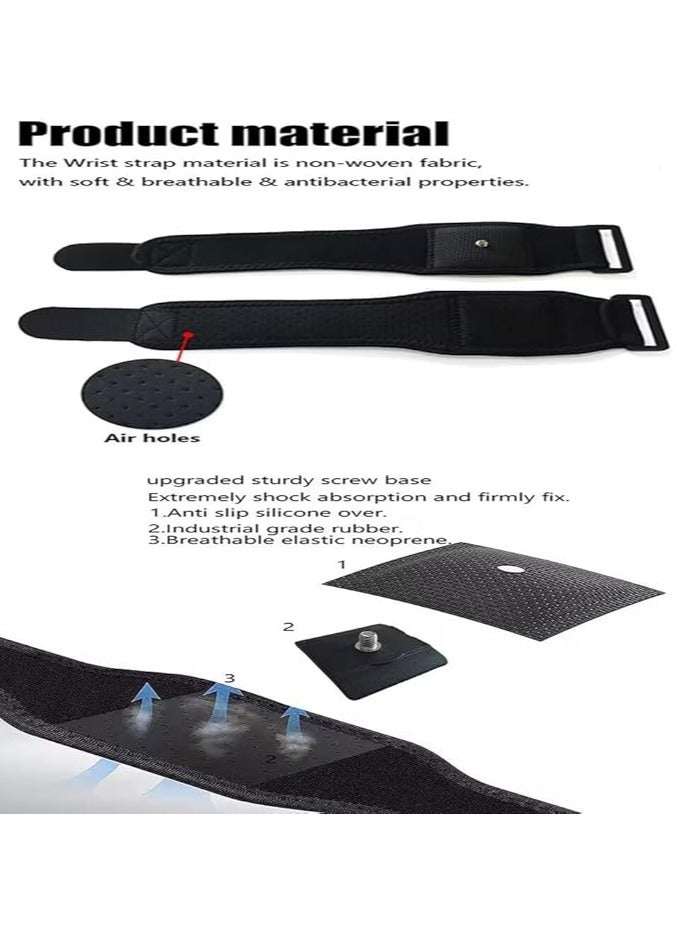 حزام تتبع الجسم الكامل لـ HTC Vive Tracker 3.0، حزام يد وقدمي قابل للتعديل للواقع الافتراضي، حزام معصم لتحديد موقع الجسم الكامل (مجموعة مكونة من 7 قطع). - Image 2