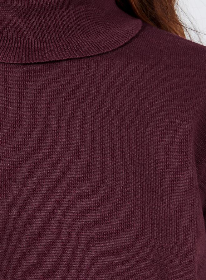 Styli Oversized Longline Turtle Neck Sweater  - Image 3