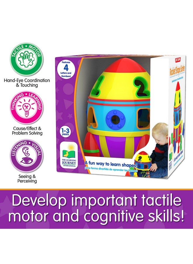 The Learning Journey Early Learning - Rocket Shape Sorter - Toddler Toys & Gifts for Boys & Girls Ages 12 Months and Up - Award Winning Toy (204207) - Image 5