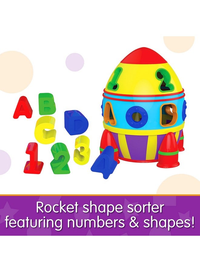 The Learning Journey Early Learning - Rocket Shape Sorter - Toddler Toys & Gifts for Boys & Girls Ages 12 Months and Up - Award Winning Toy (204207) - Image 2