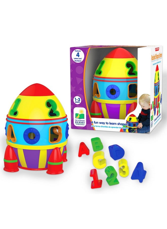 The Learning Journey Early Learning - Rocket Shape Sorter - Toddler Toys & Gifts for Boys & Girls Ages 12 Months and Up - Award Winning Toy (204207) - Image 1