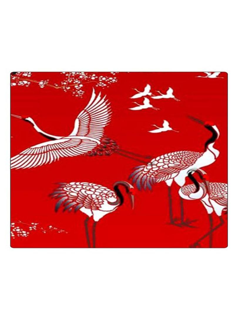 RKN Printed Anti-Slip Gaming Mouse Pad Red/White/Grey