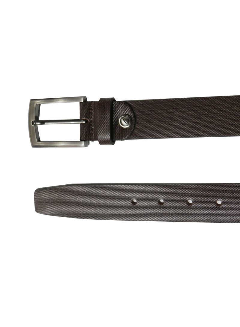 LAVERI LEATHER GENUINE LEATHER 35MM FORMAL AND CASUAL BROWN BELT FOR MENS 35MM - Image 5