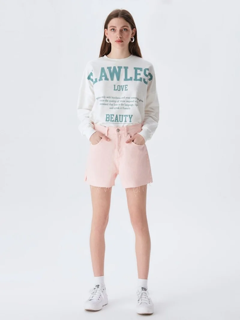 ال تي بي Women Deana High Waist Jean Shorts