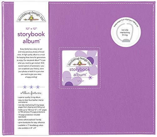 DOODLEBUG ألبوم قصص دودلباغ 5723 12"X12" - ليلك - Image 1