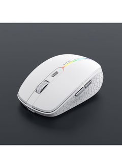 iMICE G904 Dual Mode 6-Key Silent Wireless Gaming Mouse(White)