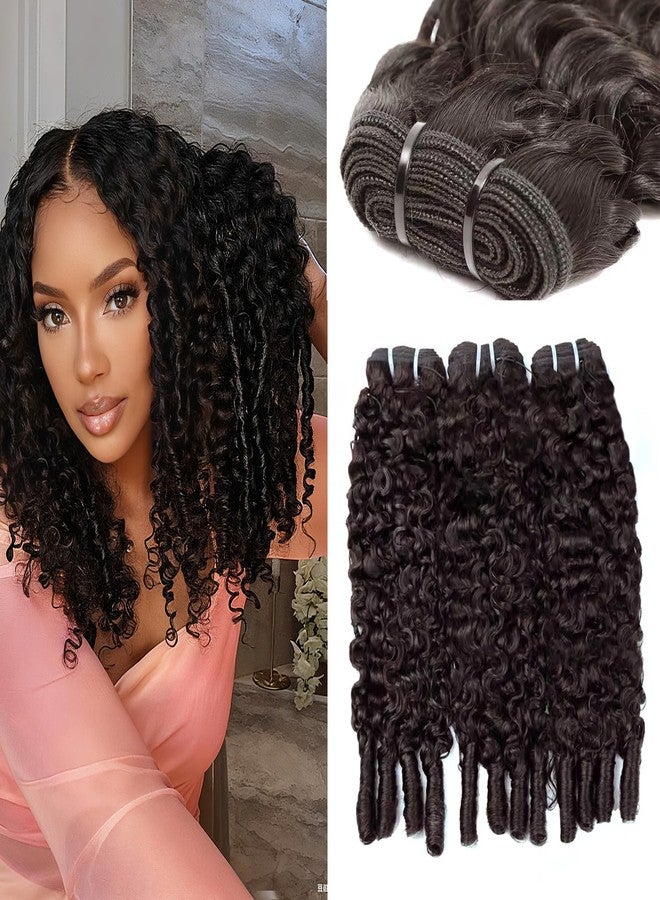 Lynch 15A Burmese Curly Bundles Human Hair, 18 20 22 Inch 3 Bundles 3C4A Water Wave Quick Weave with Spiral Curly End, 100% Unprocessed Kinky Curly Raw Human Hair Extensions for Women Natural Black - Image 1