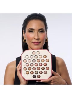 لوار جيلر نيويورك لوحة مكياج ظلال العيون المخبوزة من The Ultimate Palette - طبيعية محايدة - 31 لونًا غير لامع ولامع - مكياج عيون مقاوم للتجاعيد  - Image 4