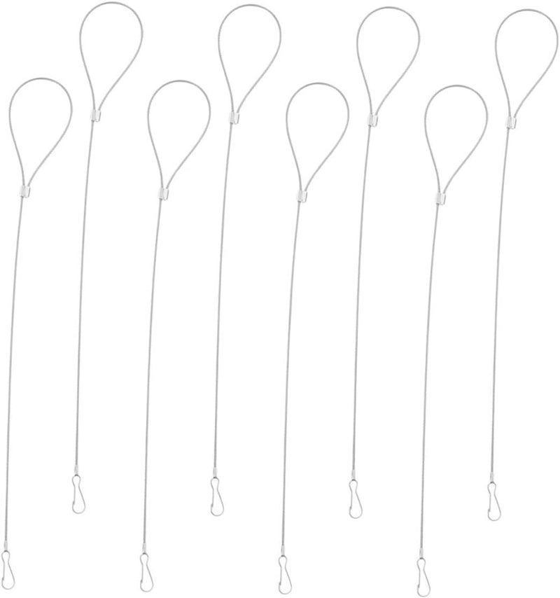 Uonlytech 8pcs Adjustable Stainless Steel Gate Latch Cable Pull for Garden Fence Backyard Door Safety Hardware - Image 1