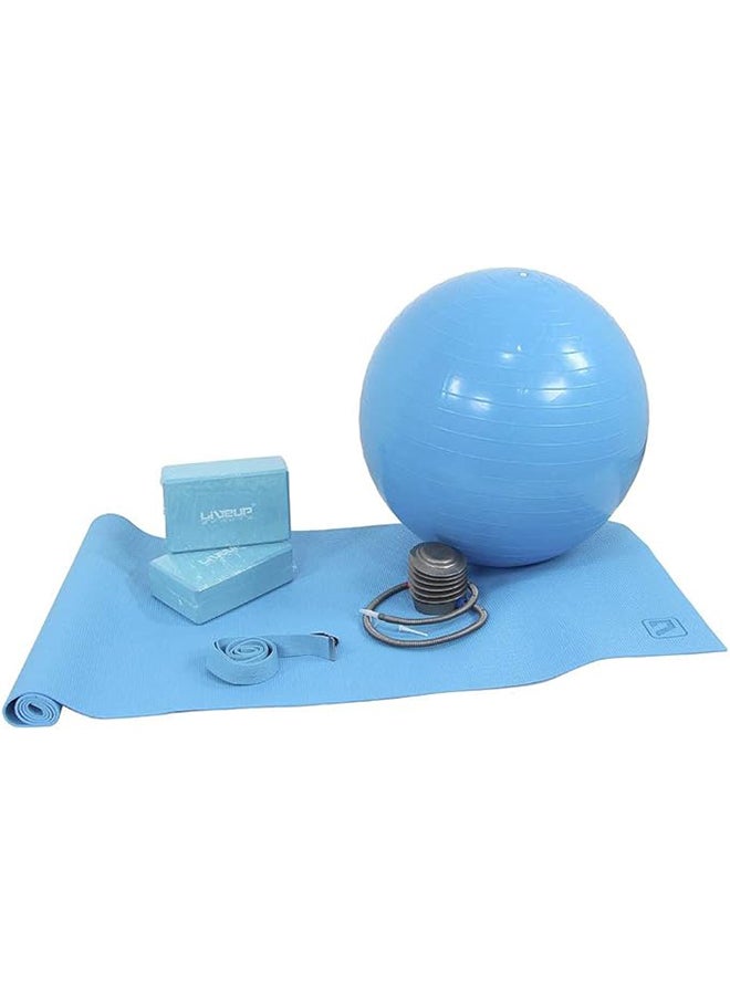 LivEUp Ls3243 Yoga Set, Blue - Image 2