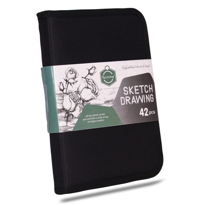 PEACORA Pieces Professional Drawing Pencils and Sketch Kit for Artist (42) - Image 5