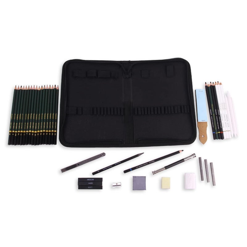 PEACORA Pieces Professional Drawing Pencils and Sketch Kit for Artist (42) - Image 2