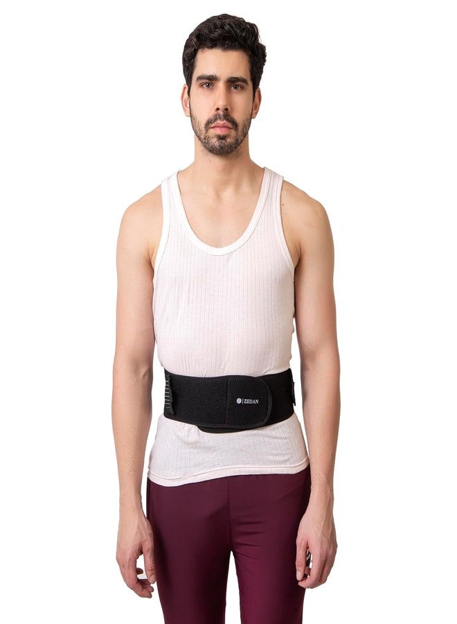 ZEDAN Adjustable Sacroiliac Hip Waist Compression Belt | Lower Back Support Hip Brace | Anti-Slip Sciatica Pain Relief | For Pelvis, Lumbar, Nerve, Leg, SI Joint | For Men & Women - Black - Image 2